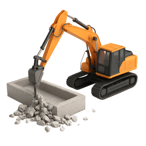 Демонтаж фундамента в Москве